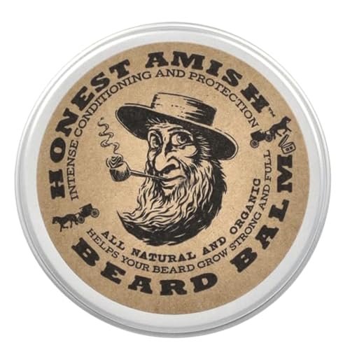 Honest Amish Beard Balm Leave-in Conditioner - Natural...