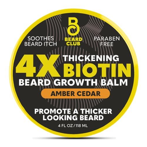 The Beard Club Biotin Beard Balm for Men's Growth