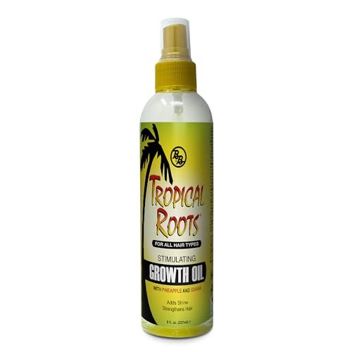 Bronner Brothers Tropical Roots Growth Oil, 8 Fl Oz