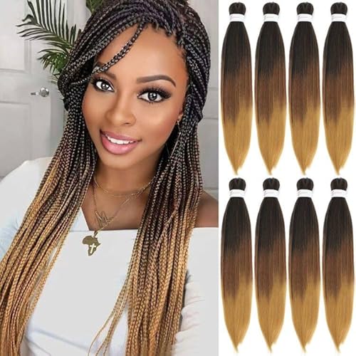 Braiding Hair Pre Stretched 18 Inch 8 Pack Yaki Extensions