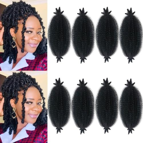 8 Inch Bob Marley Hair Short Afro Kinky Twist Hair