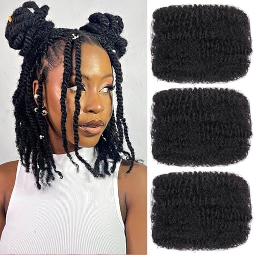 Unionbeauty 16 Inch 3 Packs Afro Kinkys Bulk Hair