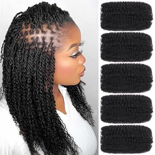 Unionbeauty 5 Bundle 16 Inch Afro Kinkys Curly Braiding Hair