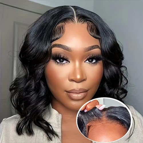 Atilck Wear and Go Glueless Bob Wig Body Wave Hair