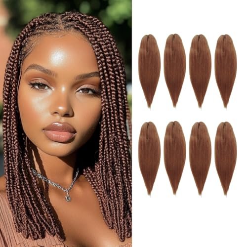 Braid Miracle Pre-Stretched Hair - 52 Inch, 8-Pack, Color 30