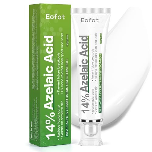 Eofot 14% Azelaic Acid Acne Cream, Azelaic Acid for Face
