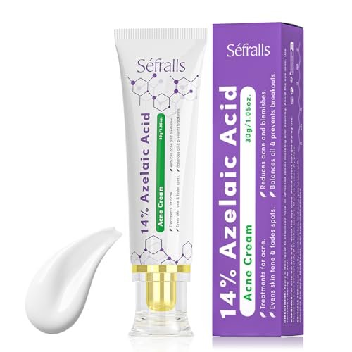 Sefralls 14% Azelaic Acid Acne Cream, Advanced Redness...