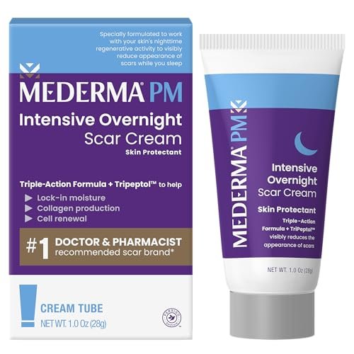 Mederma PM Intensive Overnight Scar Cream, Works while you...