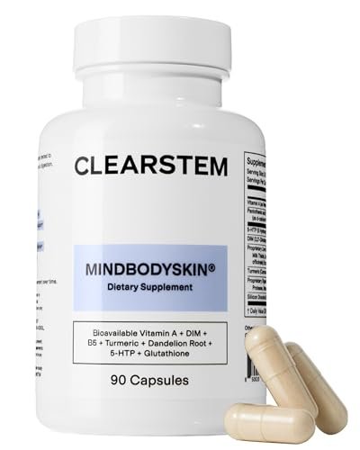 CLEARSTEM - MINDBODYSKIN Hormonal Acne Supplement (5-HTP)...