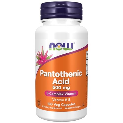 NOW Foods Supplements, Pantothenic Acid (Vitamin B-5) 500...