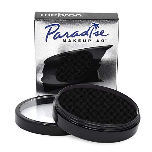 Mehron Makeup Paradise Makeup AQ Pro Size Black Face Paint