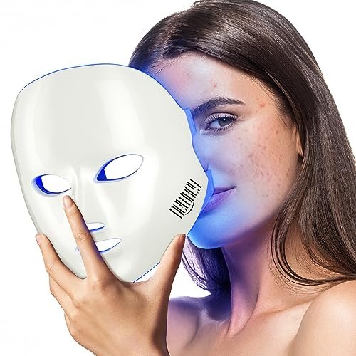 NEWKEY Blue light Therapy Mask for Face Acne Treatment