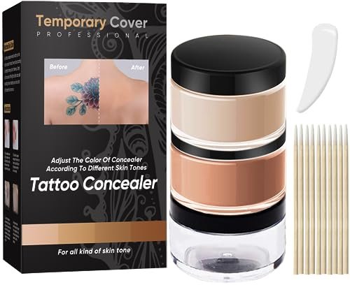 Tattoo Cover Up Makeup Waterproof, Full Coverage Body...