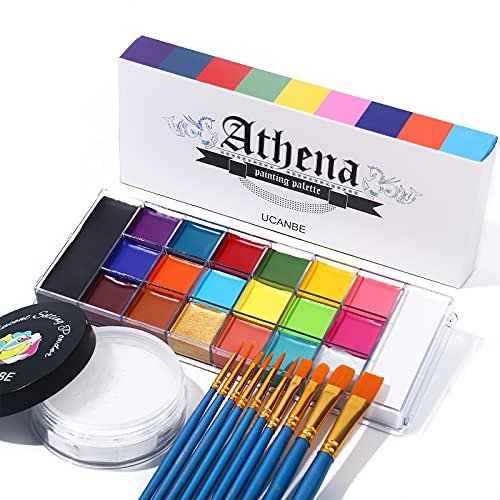 UCANBE Athena Face Body Paint Oil Palette SFX Makeup Kit