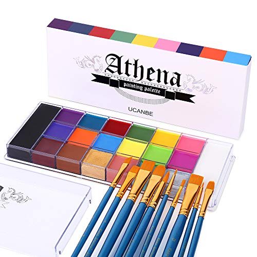 UCANBE Face Body Paint Set-Athena Painting Palette,10...