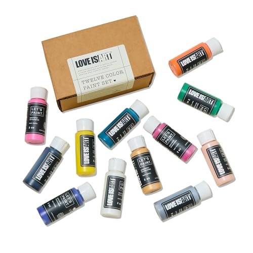 Love Paint - 12 Colors - Specially-formulated, Non-toxic...