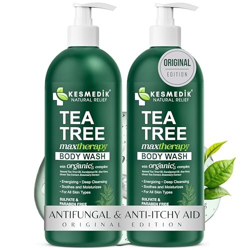 KESMEDIK Tea Tree Body Wash MaxTherapy, Itchy Skin Relief...