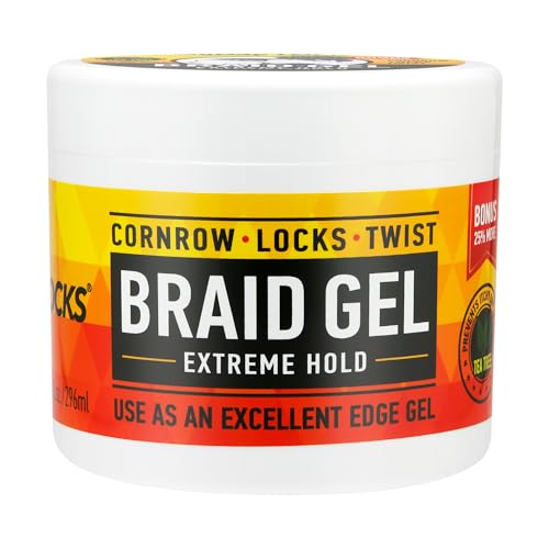 AllDay Locks Braid Gel Extreme Hold - 10 oz Jar