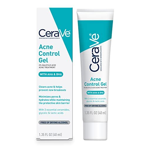 CeraVe Acne Control Gel, 2% Salicylic Acid Treatment