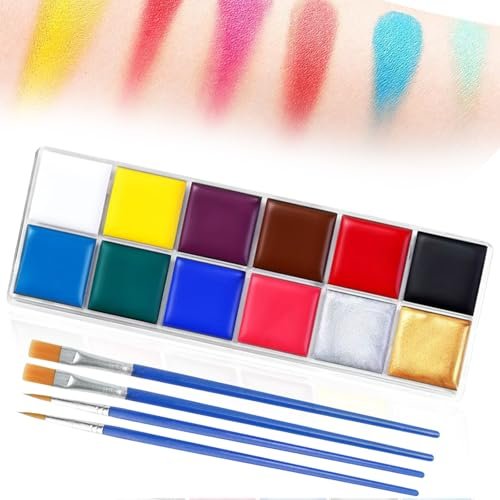 Face and Body Paint Kit, Professional Face Painting Tool Set