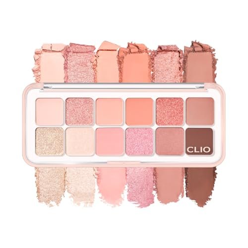 CLIO Pro Eye Palette Air, 12-Color Eye Shadow Palette
