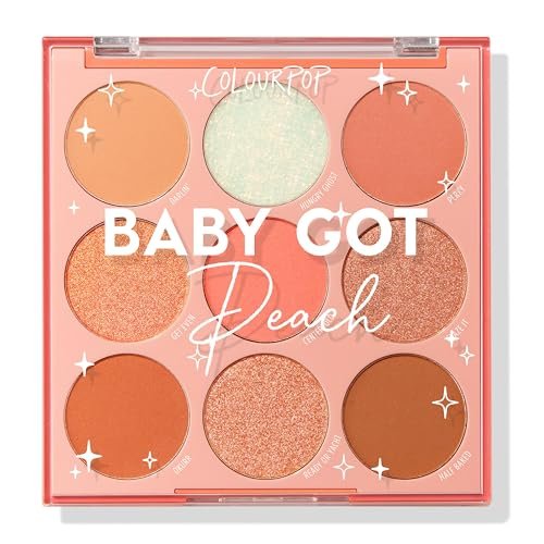 ColourPop Baby Got Peach Eyeshadow Palette - Orange Coral...
