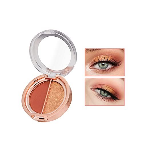 Timipoo Double color eye shadow, high pigment eye makeup...