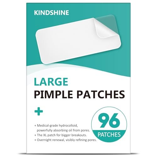 kindshine 96 Count XL Pimple Patches, Hydrocolloid Acne...