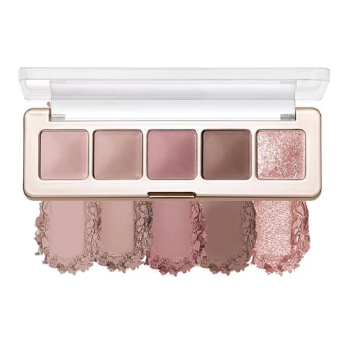 BDMYTKX 5-Color Neutral Nude Matte & Shimmer Eyeshadow...