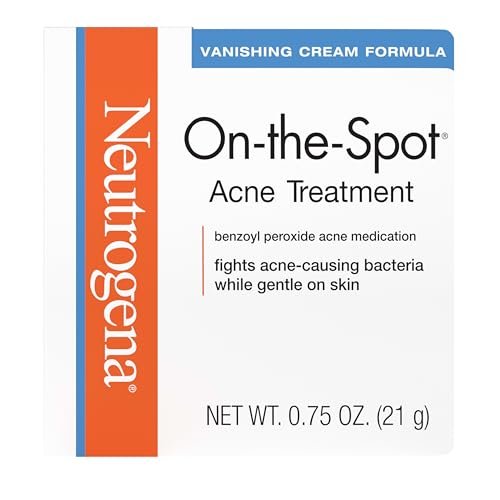 Neutrogena On-The-Spot Acne Spot Treatment Cream with 2.5%...