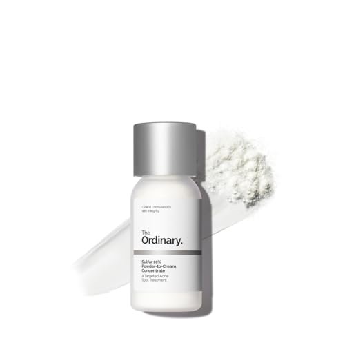 The Ordinary Sulfur 10% Powder-to-Cream Acne Spot Treatment...