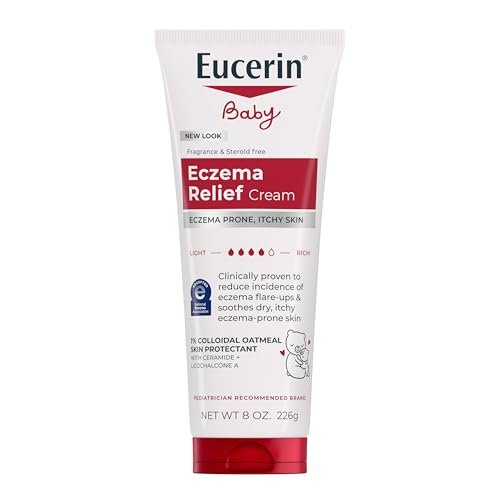 Eucerin Baby Eczema Relief Body Cream, Fragrance Free, 8 Oz