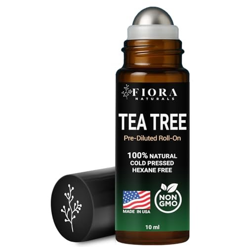 Fiora Naturals Tea Tree Oil Roll On for Skin Care