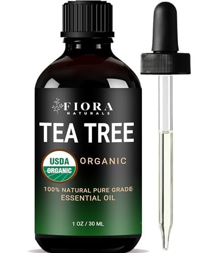 Tea Tree Oil – 100% Pure Organic by Fiora Naturals