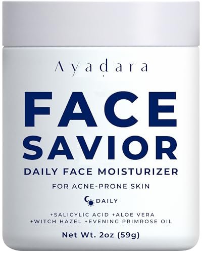 Ayadara Acne Facial Moisturizer, 2 fl oz, for Oily Skin