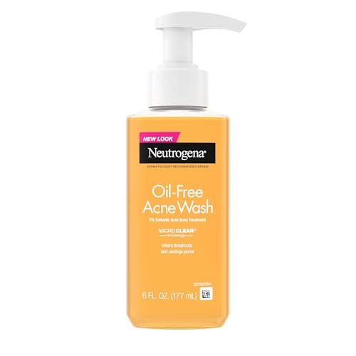 Neutrogena Oil-Free Acne Face Wash, Breakout Prone Skin...