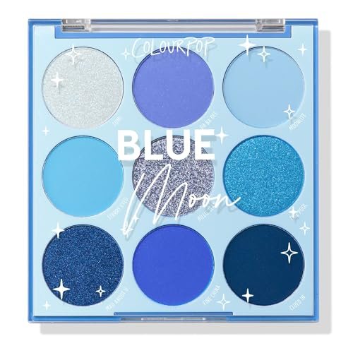 ColourPop Blue Moon Eyeshadow Palette - Monochromatic Blue...