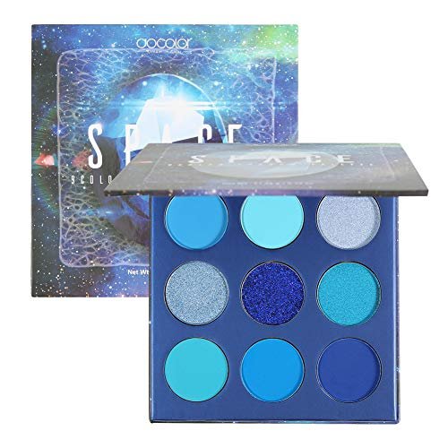 docolor Eyeshadow Palette 9 Colors Blue Eyeshadow Gemstone...