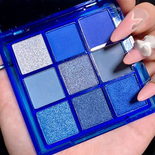 URQT Blue Ocean Mirage Eyeshadow Palette – 9 Blue Shades