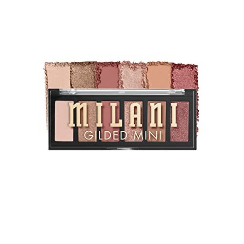 Milani Gilded Mini Eyeshadow Palette with 6 Matte Shimmer...
