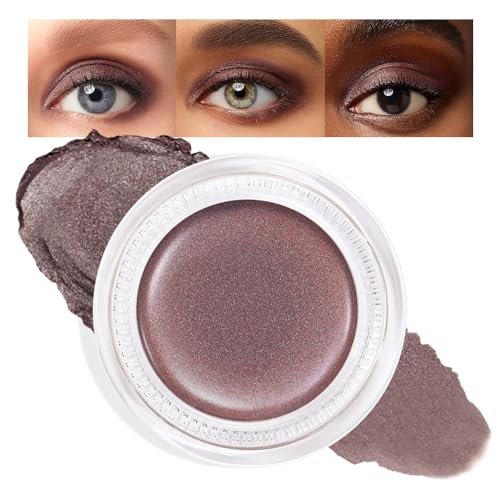 FeiCuiYun Cream Glitter Taupe Shimmer Metallic Eyeshadow...