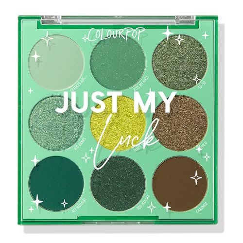 ColourPop Just My Luck Green Eyeshadow Palette Matte and...