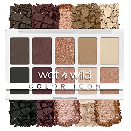wet n wild Color Icon 10-Pan Eyeshadow Palette, Nude...