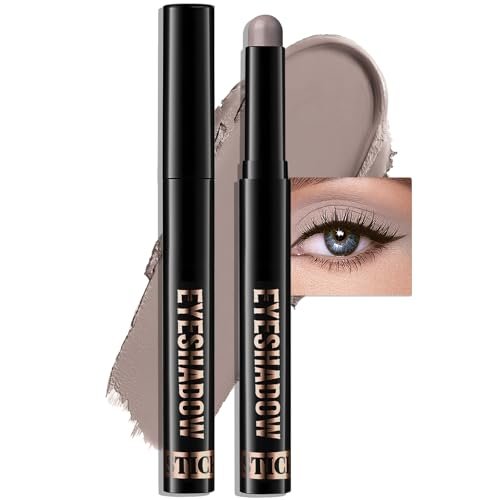Wugbc Matte Eyeshadow Stick, Gray Cream Eye Shadow Pencil