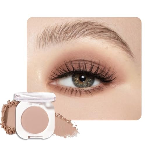 HHLTOH Light Brown Single Matte Eyeshadow Makeup, Neutral...