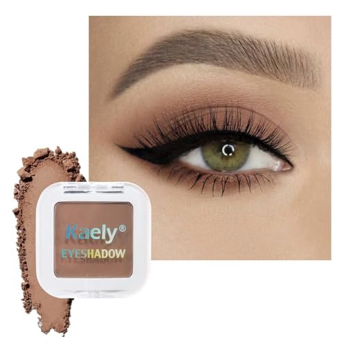 Kaely Single Eyeshadow Makeup, Rosy Brown Neutral Matte...