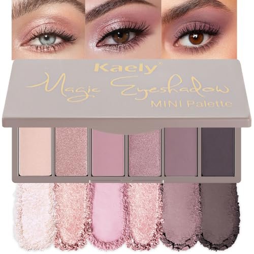 evpct 6 Colors Eye Shadow Palette Makeup with Mirror