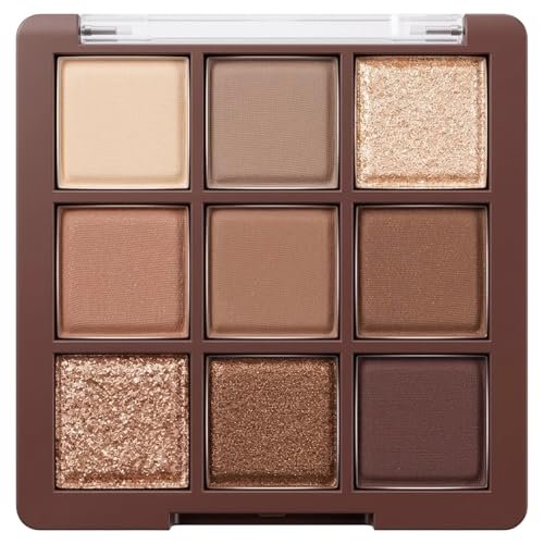 Erinde 9 Colors Eyeshadow Palette, Matte Shimmer Glitter...
