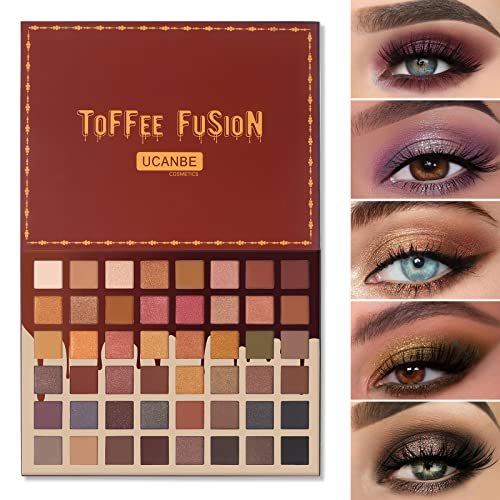 UCANBE Toffee Fusion Nude Eyeshadow Palette, 48 Neutral...