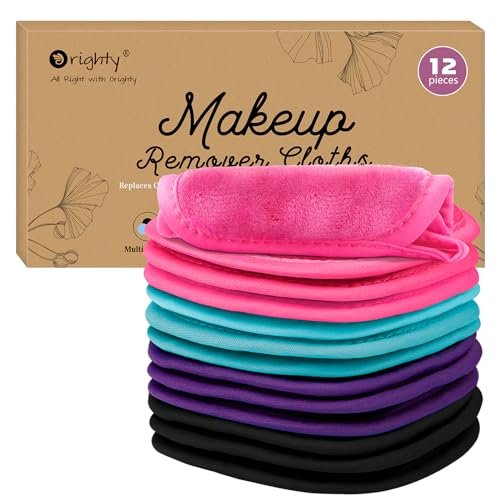 Orighty Makeup Remover Cloths 12 Pack, Makeup Removal Face...